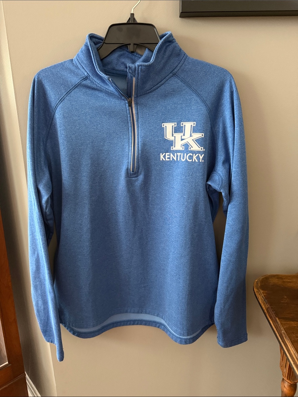 Knights Apparel Kentucky Blue Quarter-Zip Turtleneck Pullover